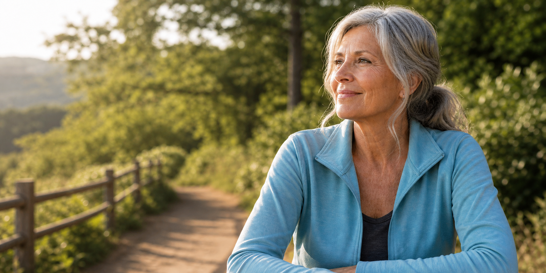 Woman over 55 building a daily brain care routine