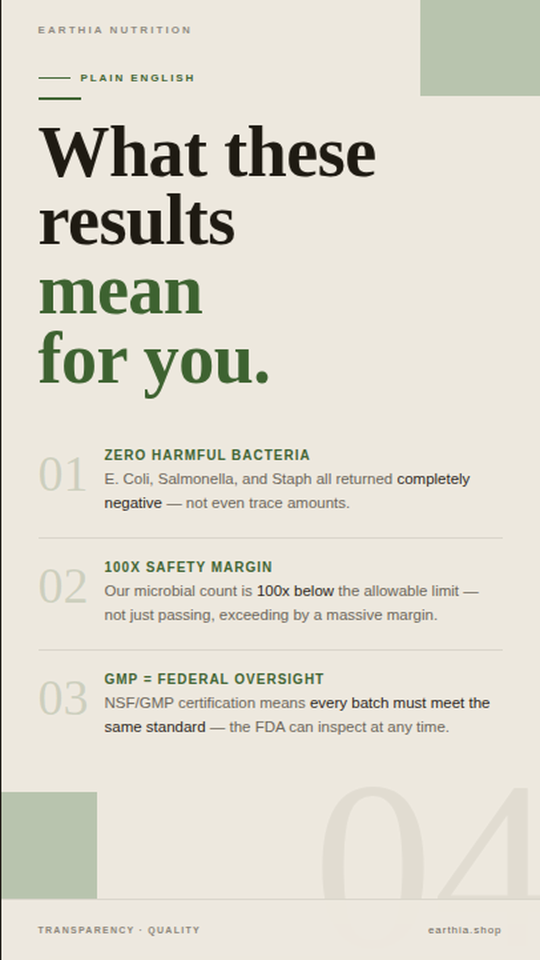 Earthia safety and quality proof 3